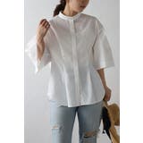 OFF-WHITE | リラクシーノーカラーウエストタックシャツ 77-004026 | BONJOUR SAGAN