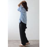 リラクシーノーカラーウエストタックシャツ 77-004026 | BONJOUR SAGAN | 詳細画像3 