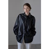 fake leather shirt | BONJOUR SAGAN | 詳細画像1 