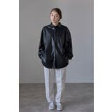 fake leather shirt | BONJOUR SAGAN | 詳細画像2 