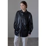 fake leather shirt | BONJOUR SAGAN | 詳細画像7 