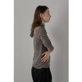 flocky mesh pullover | BONJOUR SAGAN | 詳細画像3 