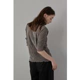 flocky mesh pullover | BONJOUR SAGAN | 詳細画像4 