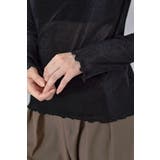 flocky mesh pullover | BONJOUR SAGAN | 詳細画像21 