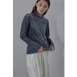 flocky mesh pullover | BONJOUR SAGAN | 詳細画像23 