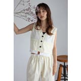 IVORY | design pocket stripe | BONJOUR SAGAN