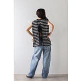 バックデザインボーダートップス 77-004080 | BONJOUR SAGAN | 詳細画像6 