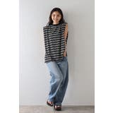 バックデザインボーダートップス 77-004080 | BONJOUR SAGAN | 詳細画像8 