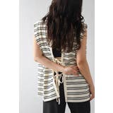 バックデザインボーダートップス 77-004080 | BONJOUR SAGAN | 詳細画像9 