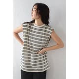 バックデザインボーダートップス 77-004080 | BONJOUR SAGAN | 詳細画像13 