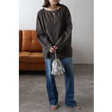 シアークルーネックプルオーバーブラウス 77-004101 | BONJOUR SAGAN | 詳細画像20 