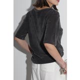 ハーフスリーブベロアT 77-004107 | BONJOUR SAGAN | 詳細画像4 