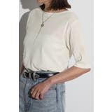 ハーフスリーブベロアT 77-004107 | BONJOUR SAGAN | 詳細画像9 