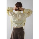 YELLOW | サイドギャザークロップドシャツ 77-004115 | BONJOUR SAGAN