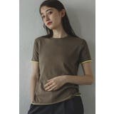 MOCHA | bicolor knit T | BONJOUR SAGAN