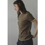 bicolor knit T | BONJOUR SAGAN | 詳細画像1 