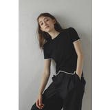 bicolor knit T | BONJOUR SAGAN | 詳細画像11 