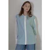 LIGHT-BLUE | multi stripe shirt | BONJOUR SAGAN