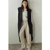 CHARCOAL-GRAY | cut out tailored | BONJOUR SAGAN