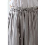 ワッシャーサテンリラクシーギャザースカート 77-004135 | BONJOUR SAGAN | 詳細画像7 