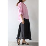 ワッシャーサテンリラクシーギャザースカート 77-004135 | BONJOUR SAGAN | 詳細画像11 