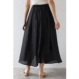 ワッシャーサテンリラクシーギャザースカート 77-004135 | BONJOUR SAGAN | 詳細画像12 