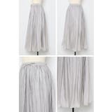 ワッシャーサテンリラクシーギャザースカート 77-004135 | BONJOUR SAGAN | 詳細画像15 