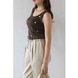 ハート刺繍リブタンクトップ 77-004136 | BONJOUR SAGAN | 詳細画像8 