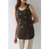 ハート刺繍リブタンクトップ 77-004136 | BONJOUR SAGAN | 詳細画像12 