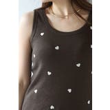 ハート刺繍リブタンクトップ 77-004136 | BONJOUR SAGAN | 詳細画像13 