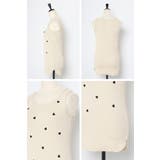 ハート刺繍リブタンクトップ 77-004136 | BONJOUR SAGAN | 詳細画像16 