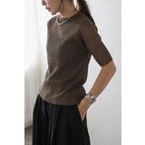 メタリックシアーニットT 77-004160 | BONJOUR SAGAN | 詳細画像1 