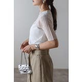 メタリックシアーニットT 77-004160 | BONJOUR SAGAN | 詳細画像10 