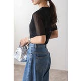 メタリックシアーニットT 77-004160 | BONJOUR SAGAN | 詳細画像15 