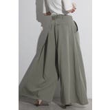 タックフレアワイドパンツ 77-004169 | BONJOUR SAGAN | 詳細画像4 