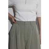 タックフレアワイドパンツ 77-004169 | BONJOUR SAGAN | 詳細画像6 