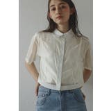 sheer shiny shirt | BONJOUR SAGAN | 詳細画像4 