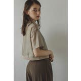 sheer shiny shirt | BONJOUR SAGAN | 詳細画像7 