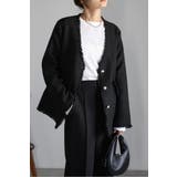 ツイードフリンジVネックジャケット 77-004464 | BONJOUR SAGAN | 詳細画像16 