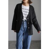 ツイードフリンジVネックジャケット 77-004464 | BONJOUR SAGAN | 詳細画像21 