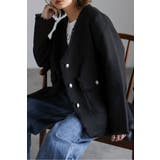 ツイードフリンジVネックジャケット 77-004464 | BONJOUR SAGAN | 詳細画像28 