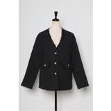 ツイードフリンジVネックジャケット 77-004464 | BONJOUR SAGAN | 詳細画像46 