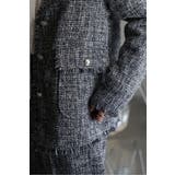 ツイードフリンジVネックジャケット 77-004464 | BONJOUR SAGAN | 詳細画像6 