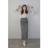 shirring suspender skirt | BONJOUR SAGAN | 詳細画像1 