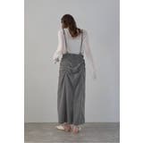 shirring suspender skirt | BONJOUR SAGAN | 詳細画像4 