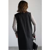 ライトツイルレイヤード風Vネックジャンスカ 77-004499 | BONJOUR SAGAN | 詳細画像7 