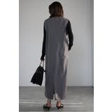 ライトツイルレイヤード風Vネックジャンスカ 77-004499 | BONJOUR SAGAN | 詳細画像15 