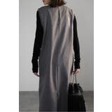 ライトツイルレイヤード風Vネックジャンスカ 77-004499 | BONJOUR SAGAN | 詳細画像18 