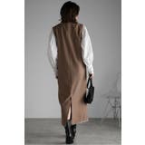 ライトツイルレイヤード風Vネックジャンスカ 77-004499 | BONJOUR SAGAN | 詳細画像21 