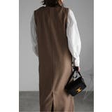 ライトツイルレイヤード風Vネックジャンスカ 77-004499 | BONJOUR SAGAN | 詳細画像24 